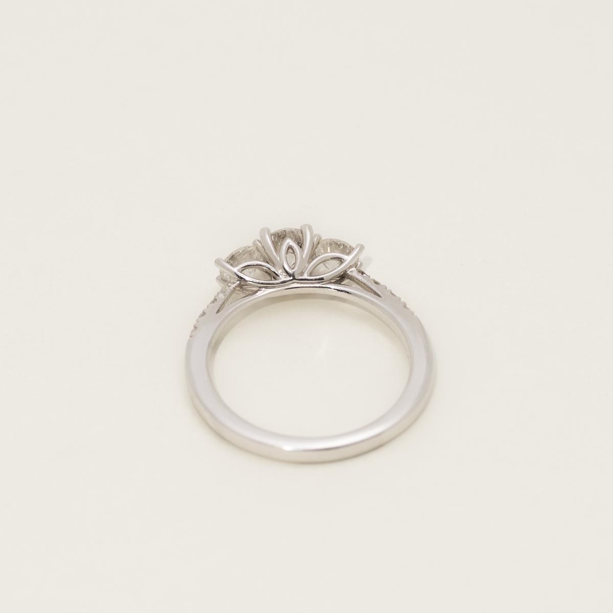Diamond Three Stone Engagement Ring in 14kt White Gold (3/4ct tw)