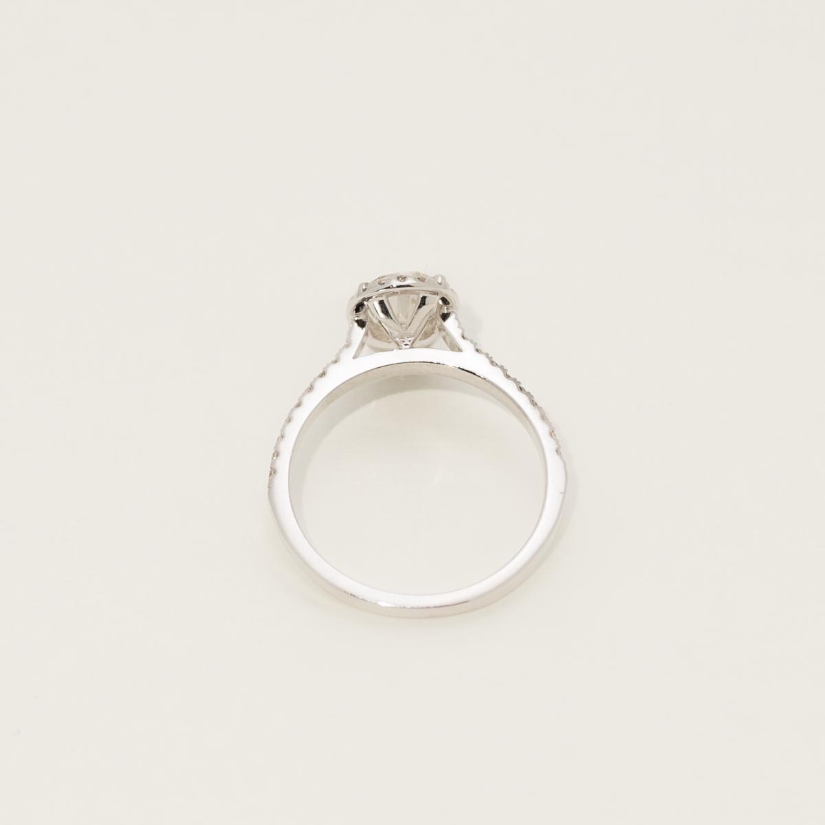 Pear Shape Diamond Halo Engagement Ring in 14kt White Gold (1 1/3ct tw)