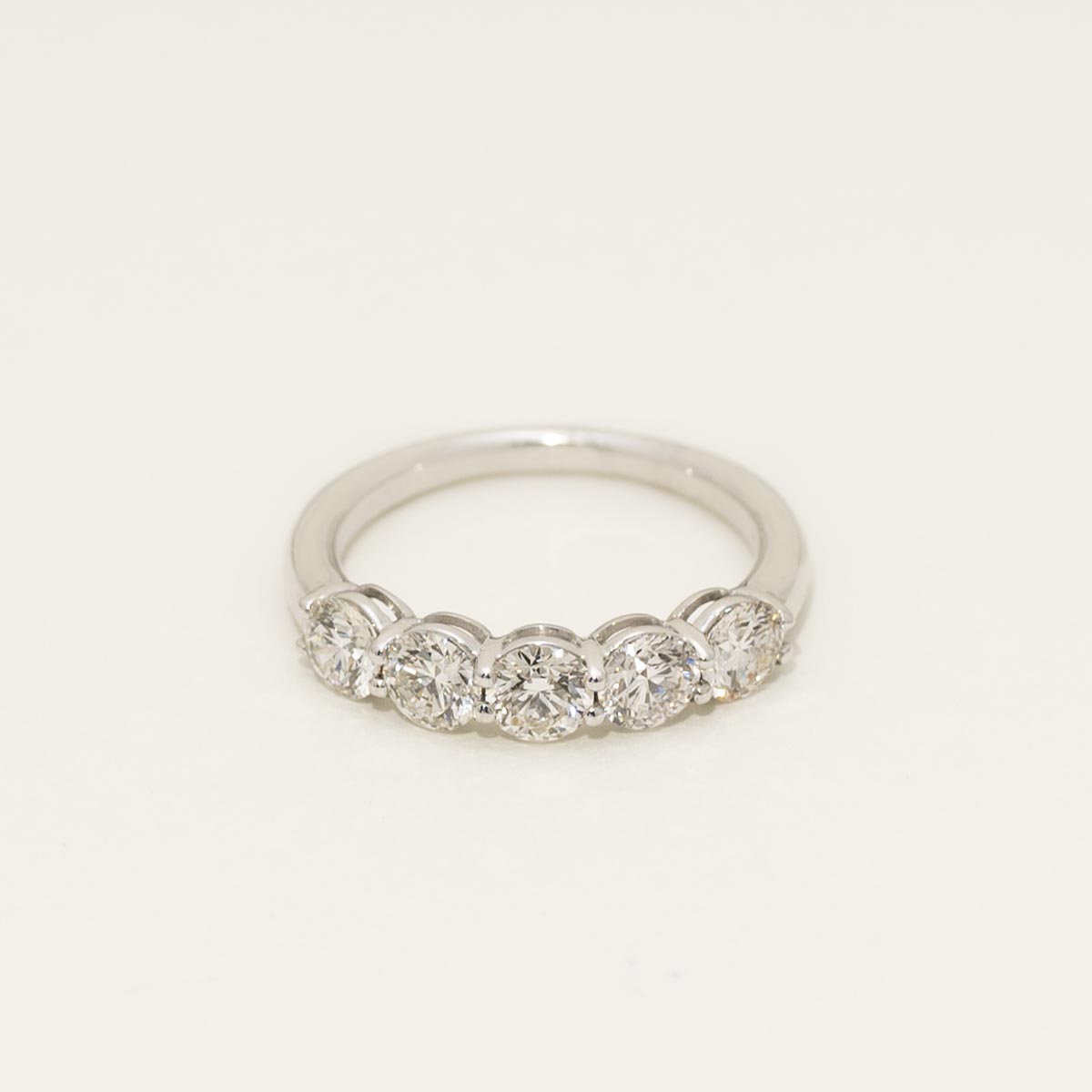 Diamond Five Stone Band in Platinum (1 1/2ct tw)