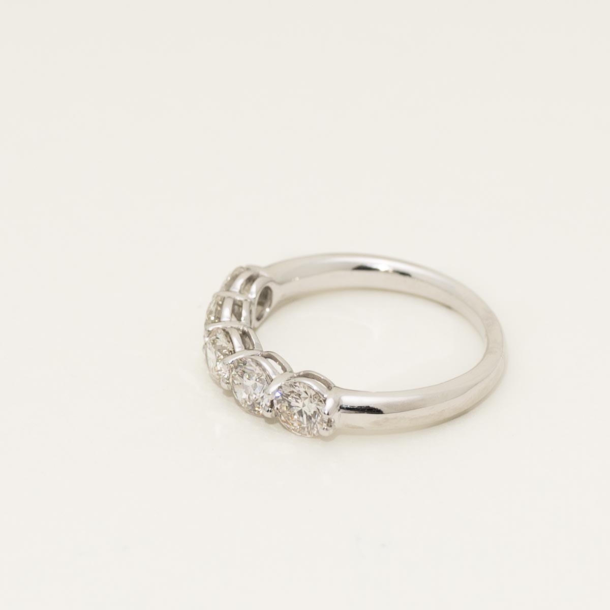 Diamond Five Stone Band in Platinum (1 1/2ct tw)