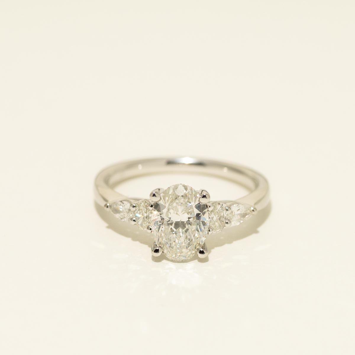 Forevermark Oval Diamond Engagement Ring in Platinum (1 7/8ct tw)