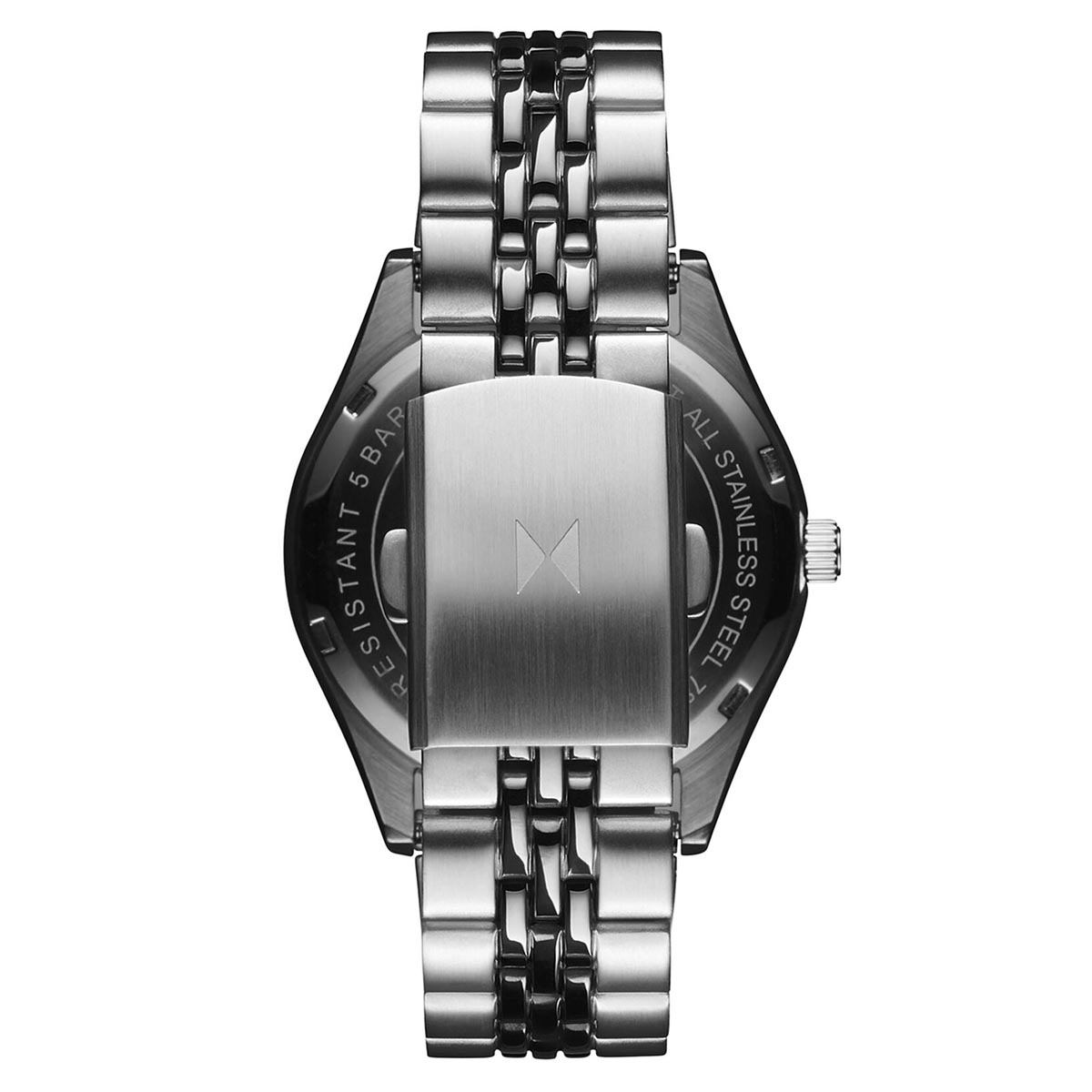 MVMT Rise Boyfriend Womens Watch with Blue Dial and Stainless Steel Bracelet (quartz movement)