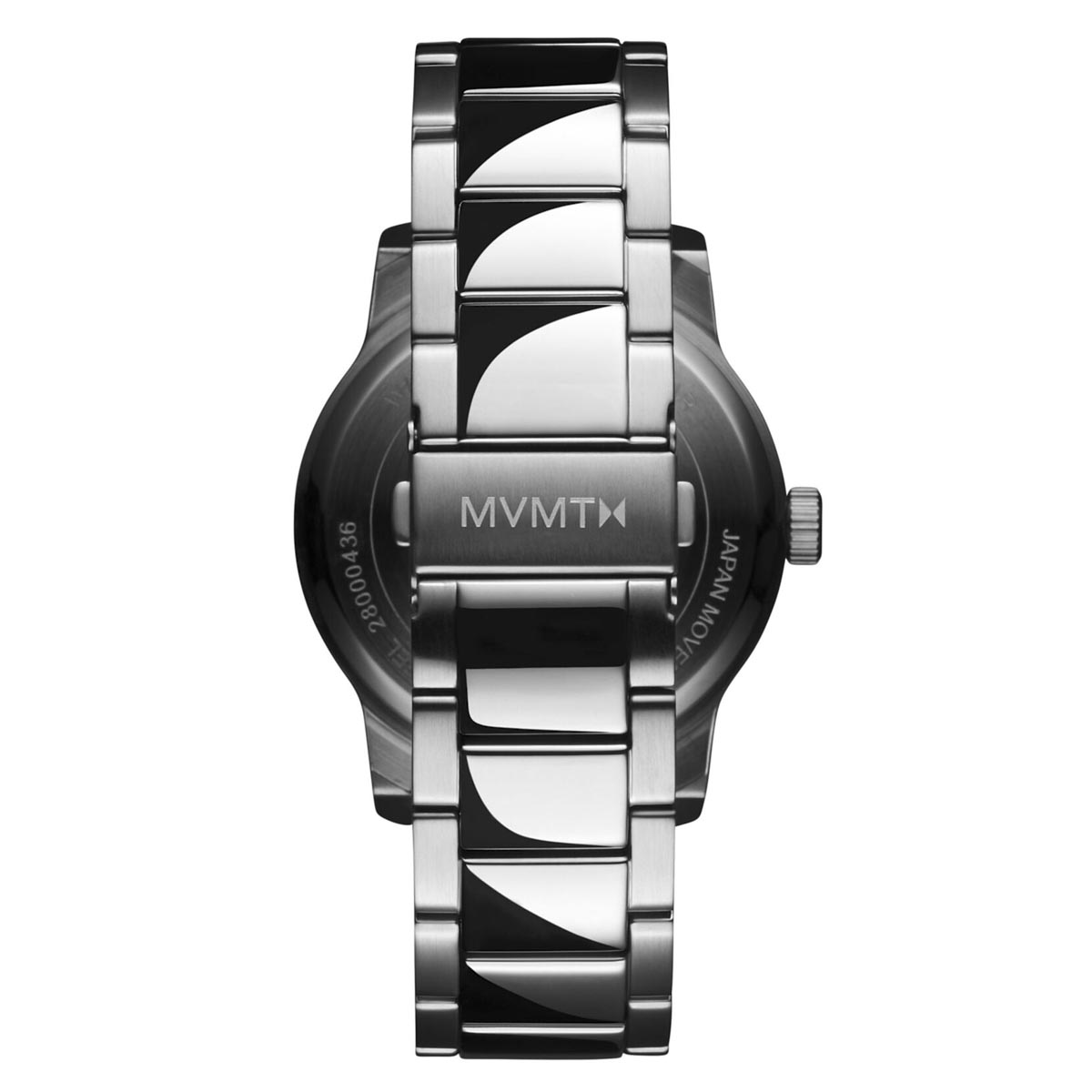 MVMT Classic II Mens Watch with White Dial and Stainless Steel Bracelet (quartz  movement)