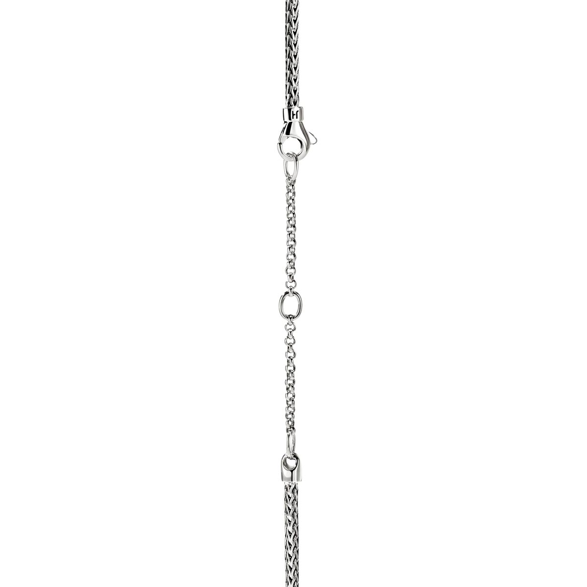 John Hardy Essentials Mini Chain Cultured Freshwater Pearl Necklace in Sterling Silver (5.5-6mm pearls)