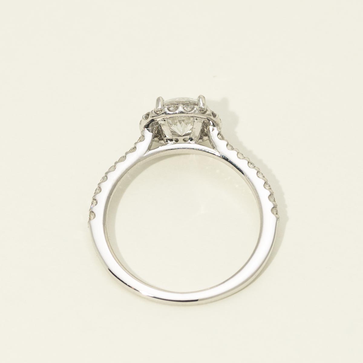 Lab Grown Diamond Engagement Ring in 14kt White Gold (1 3/8ct tw)