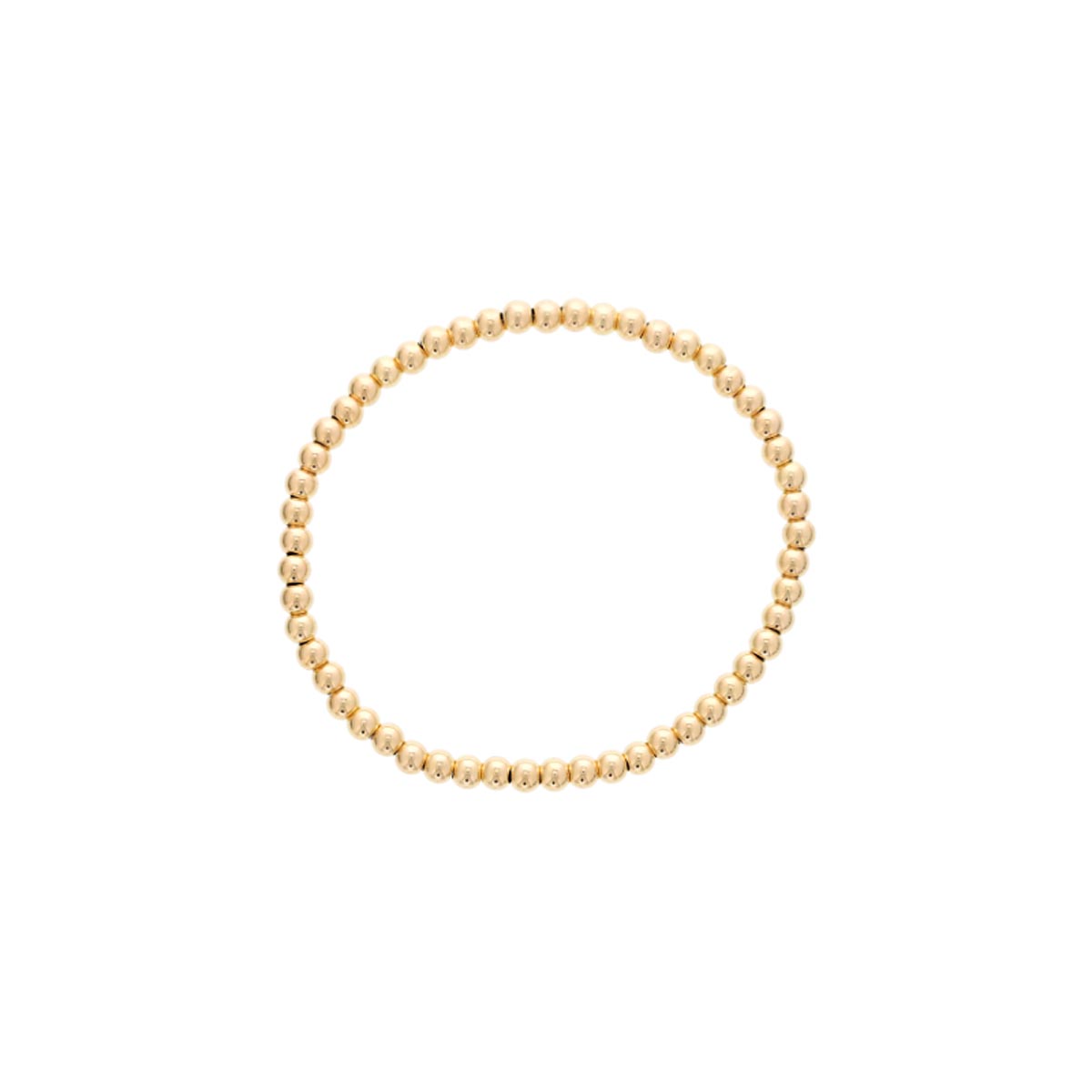 Dee Berkley Bead Bracelet in 14kt Gold Filled (4mm beads)