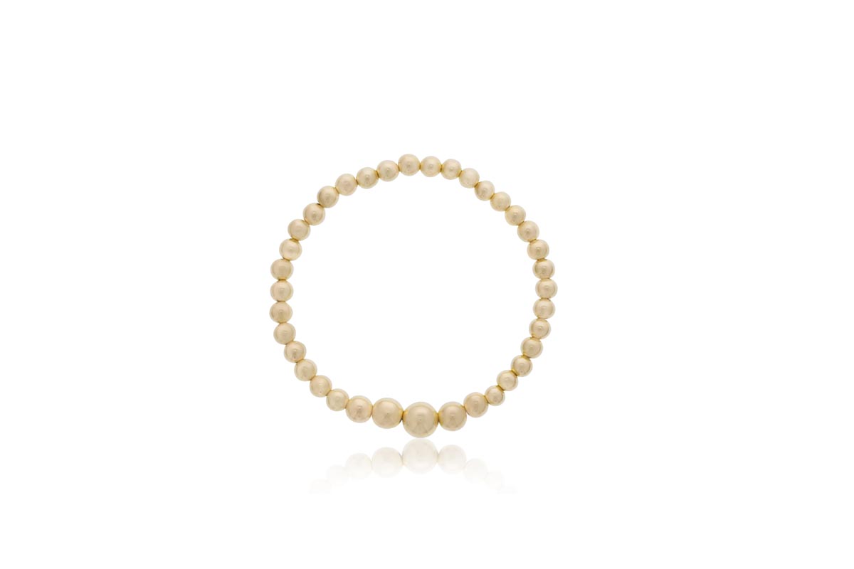 Dee Berkley Bead Bracelet in 14kt Gold Filled (5-8mm beads)
