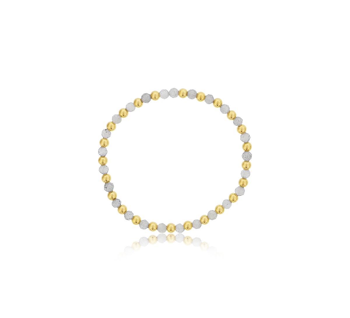 Dee Berkley Labradorite Bead Bracelet in 14kt Gold Filled (4mm beads)