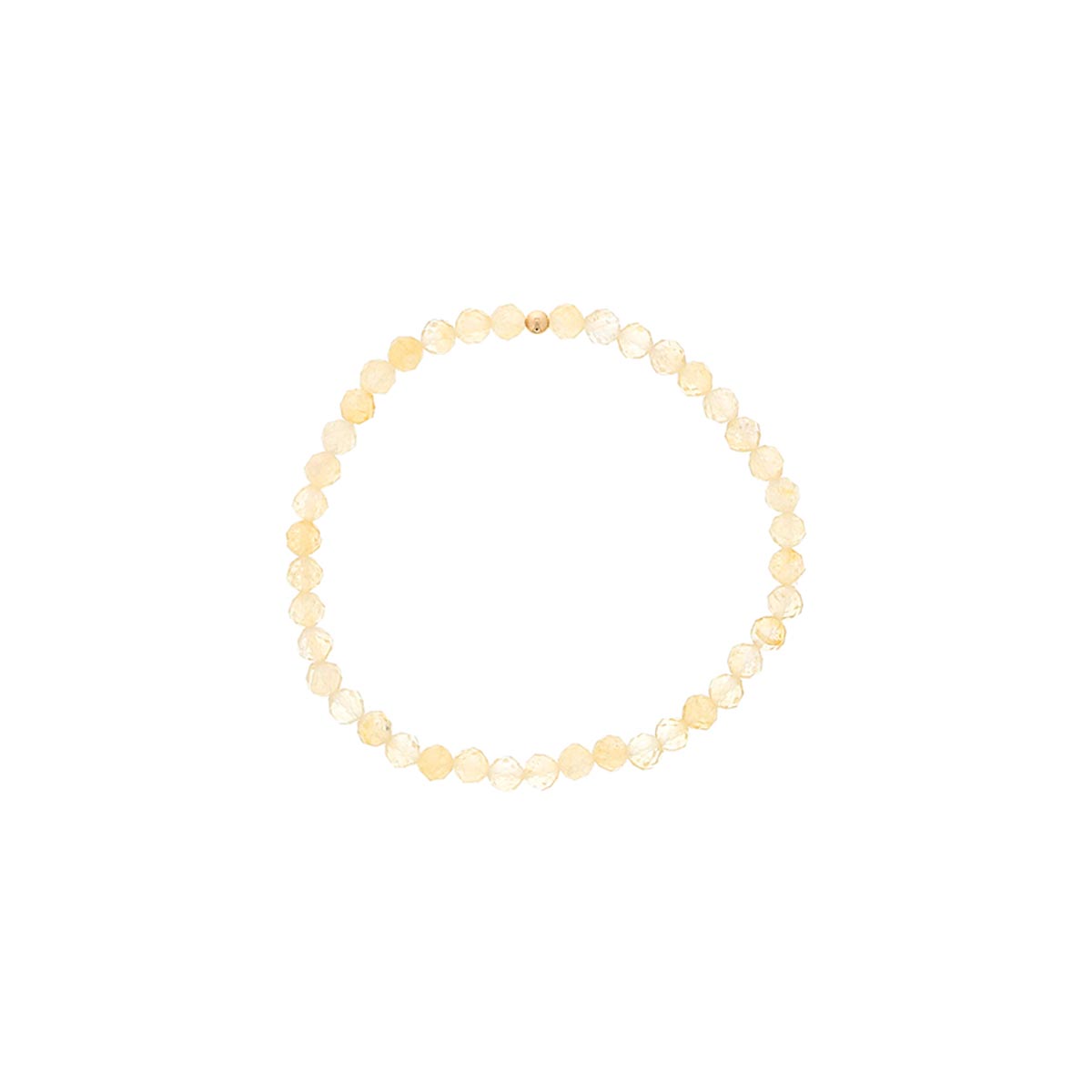 Dee Berkley Citrine Bead Bracelet in 14kt Gold Filled (4mm beads)