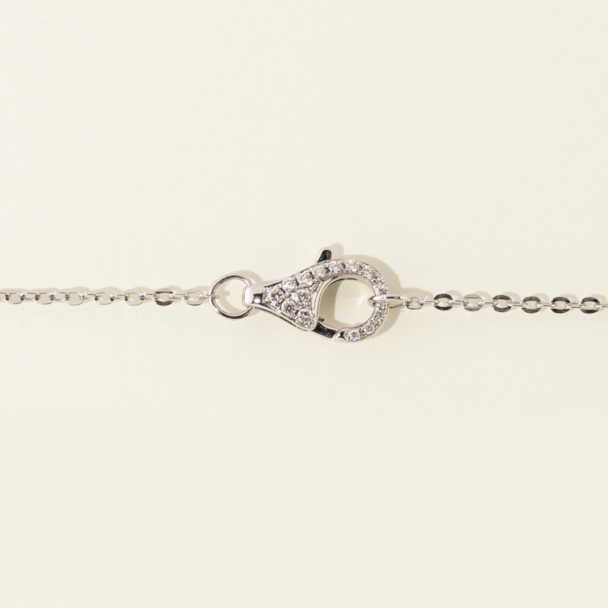 Diamond Solitaire Stationary Necklace with 18kt White Gold (1 1/4ct tw)