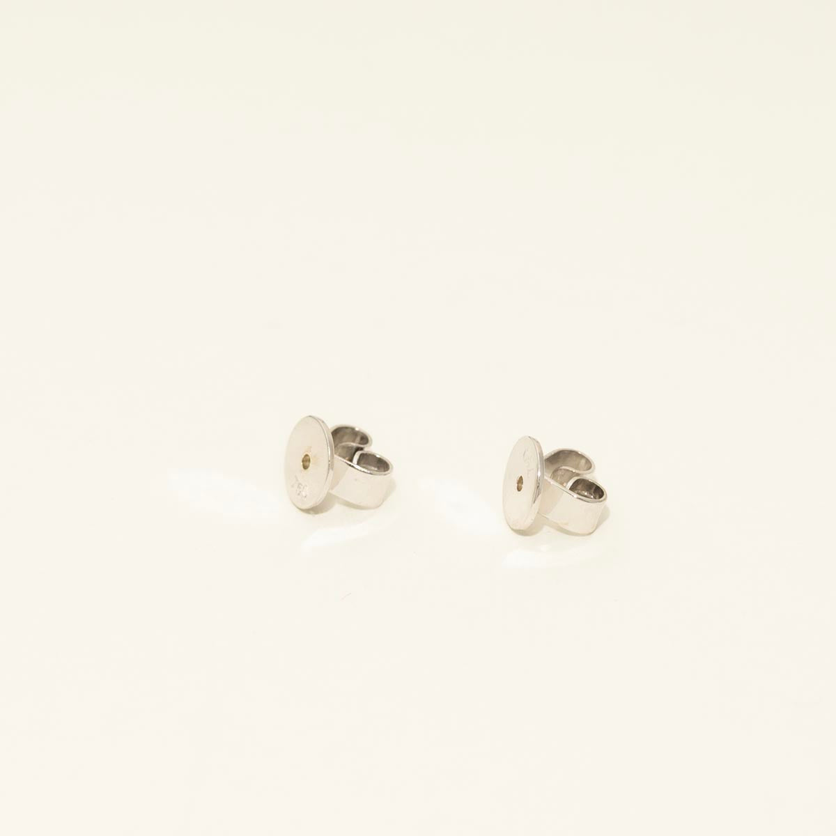 Estate Forevermark Diamond Halo Earrings in 18kt White Gold (1cttw)