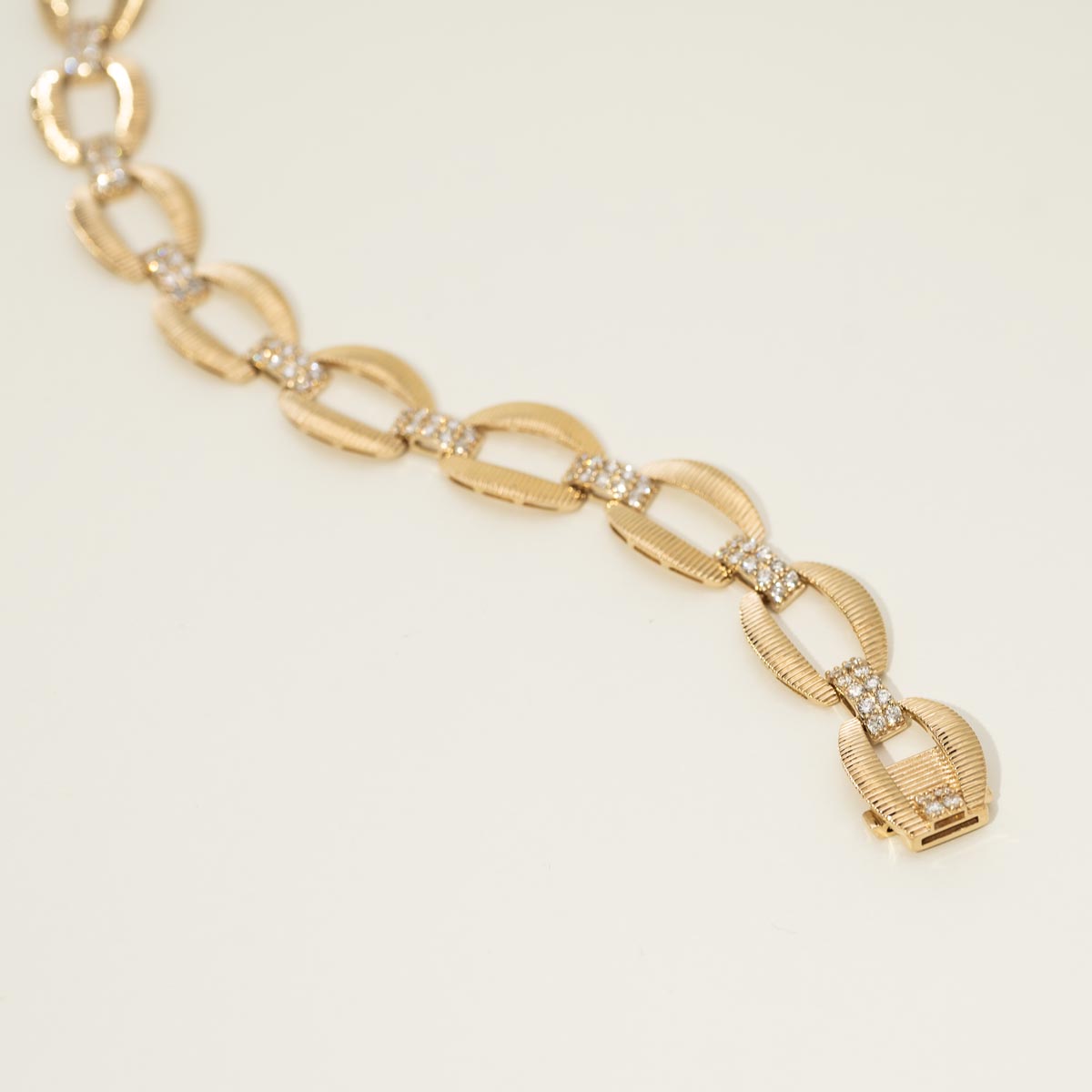 Diamond Link Bracelet in 14kt Yellow Gold (1 7/8ct tw)