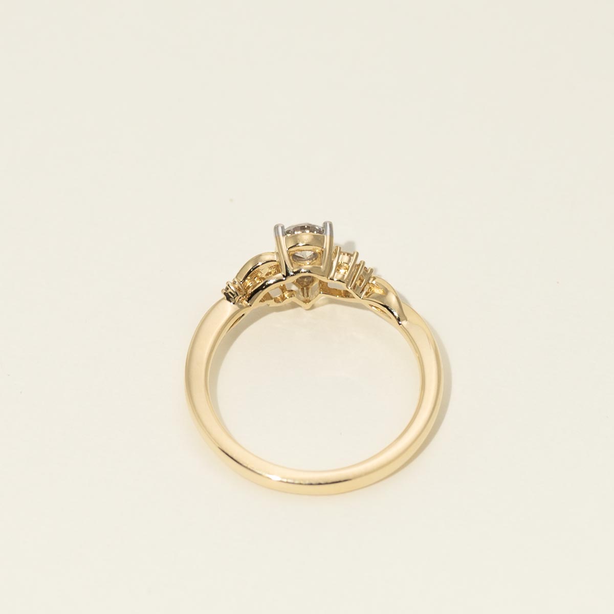 Diamond Pear Shaped Engagement Ring in 14kt Yellow Gold (1/2ct tw)