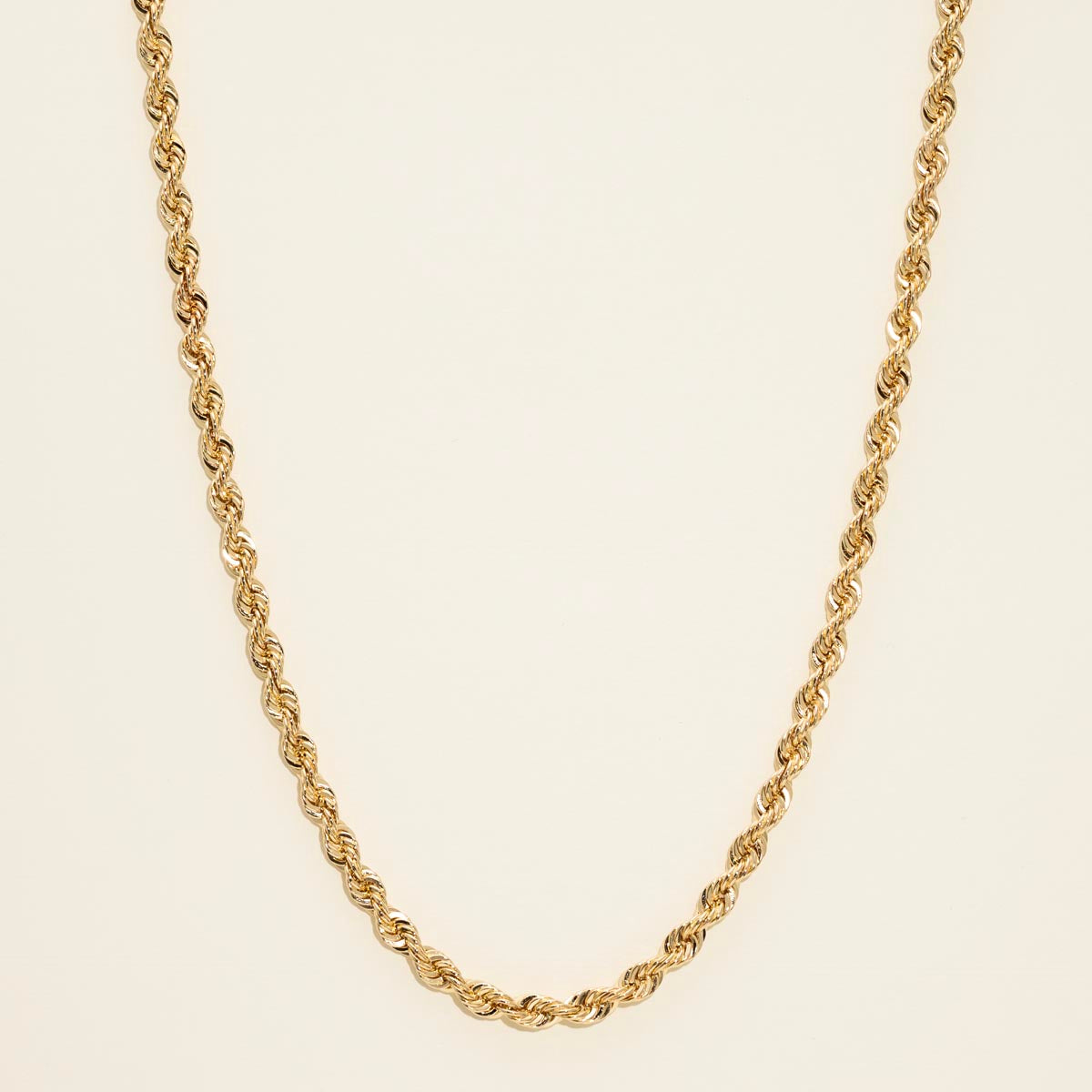 Estate Rope Chain in 14kt Yellow Gold (18 inches and 4mm wide)