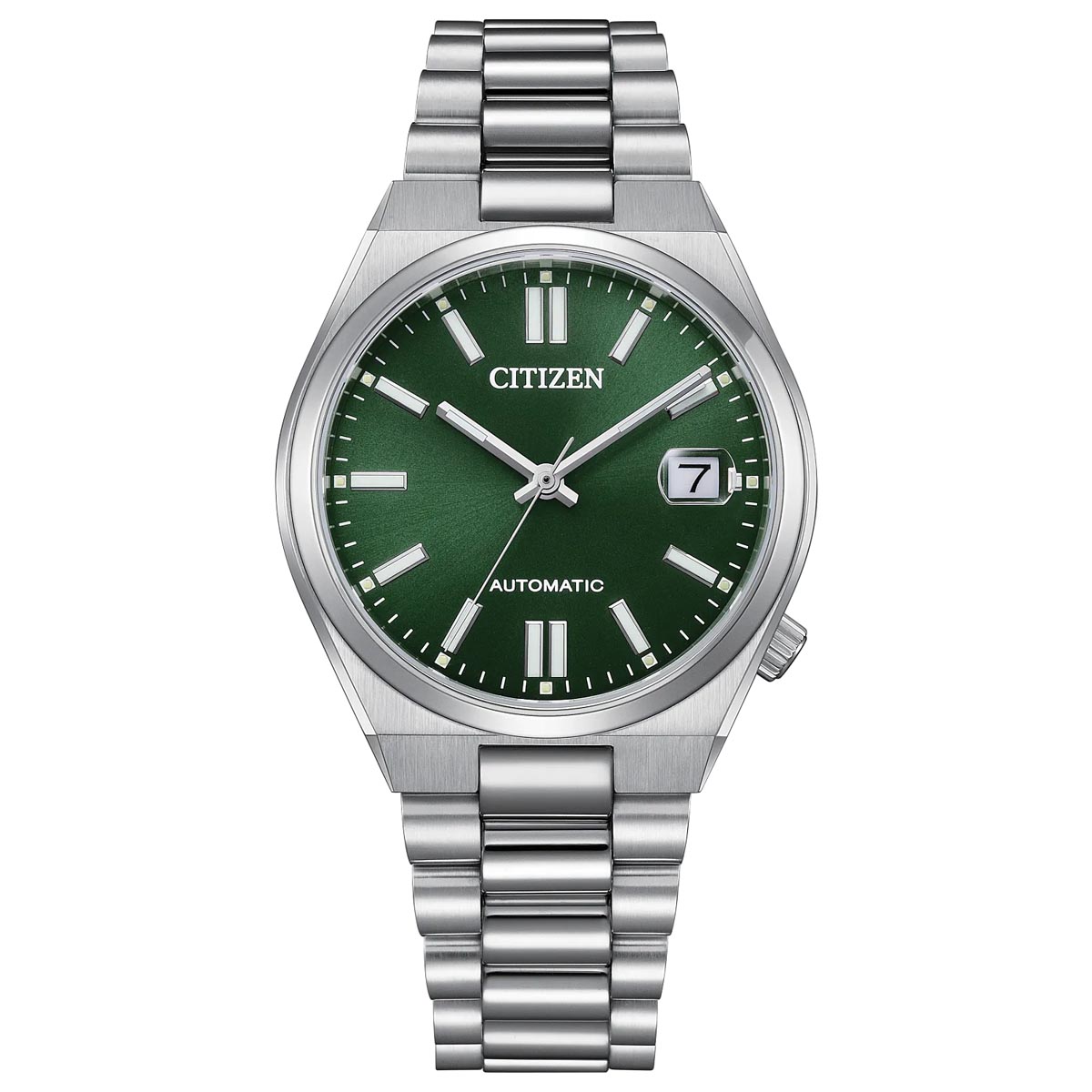 Citizen Tsuyosa 37mm Watch with Green Dial and Stainless Steel Bracelet (automatic movement)
