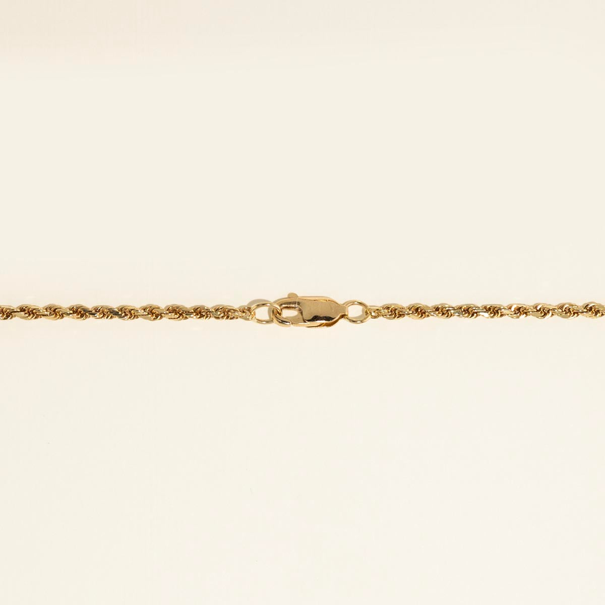 Estate Rope Chain in 14kt Yellow Gold (18 inches and 2mm wide)