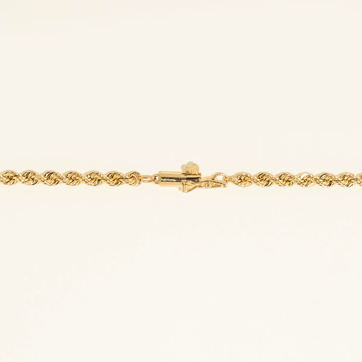Estate Rope Chain in 14kt Yellow Gold (18 inches and 3mm wide)