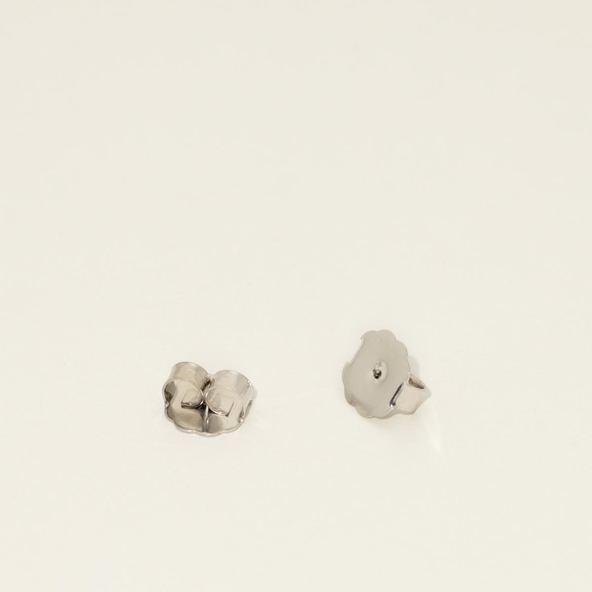 Lab Grown Princess Cut Diamond Stud Earrings in 14kt White Gold (4ct tw)