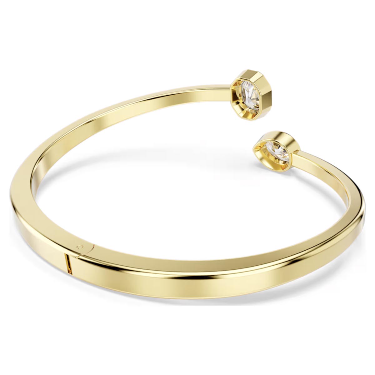 Swarovski Imber Crystal Bangle Bracelet in Yellow Tone Plate