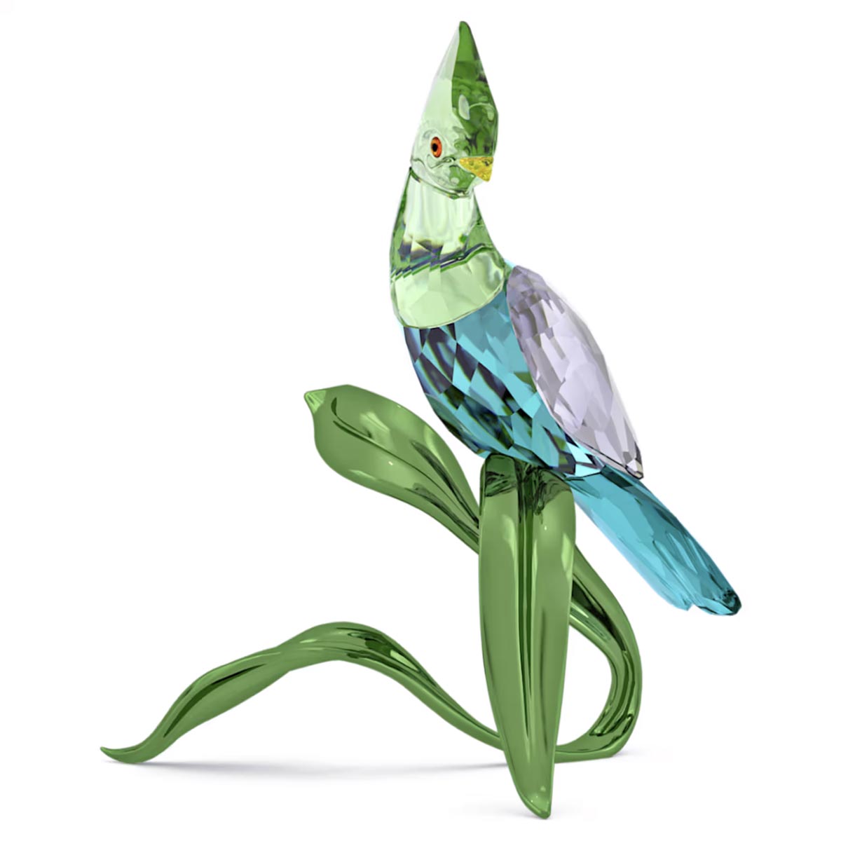 Swarovski Idyllia Green Turaco Crystal Figurine