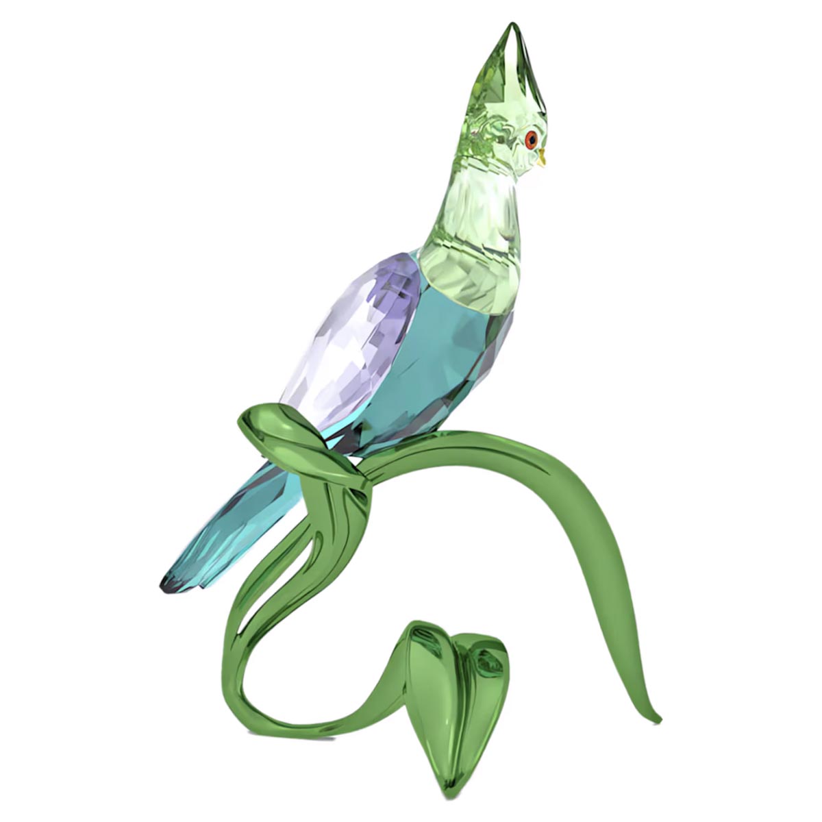 Swarovski Idyllia Green Turaco Crystal Figurine