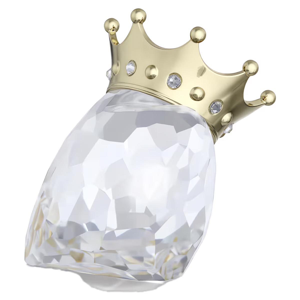 Swarovski Symbolica Crystal Heart With Crown Figurine