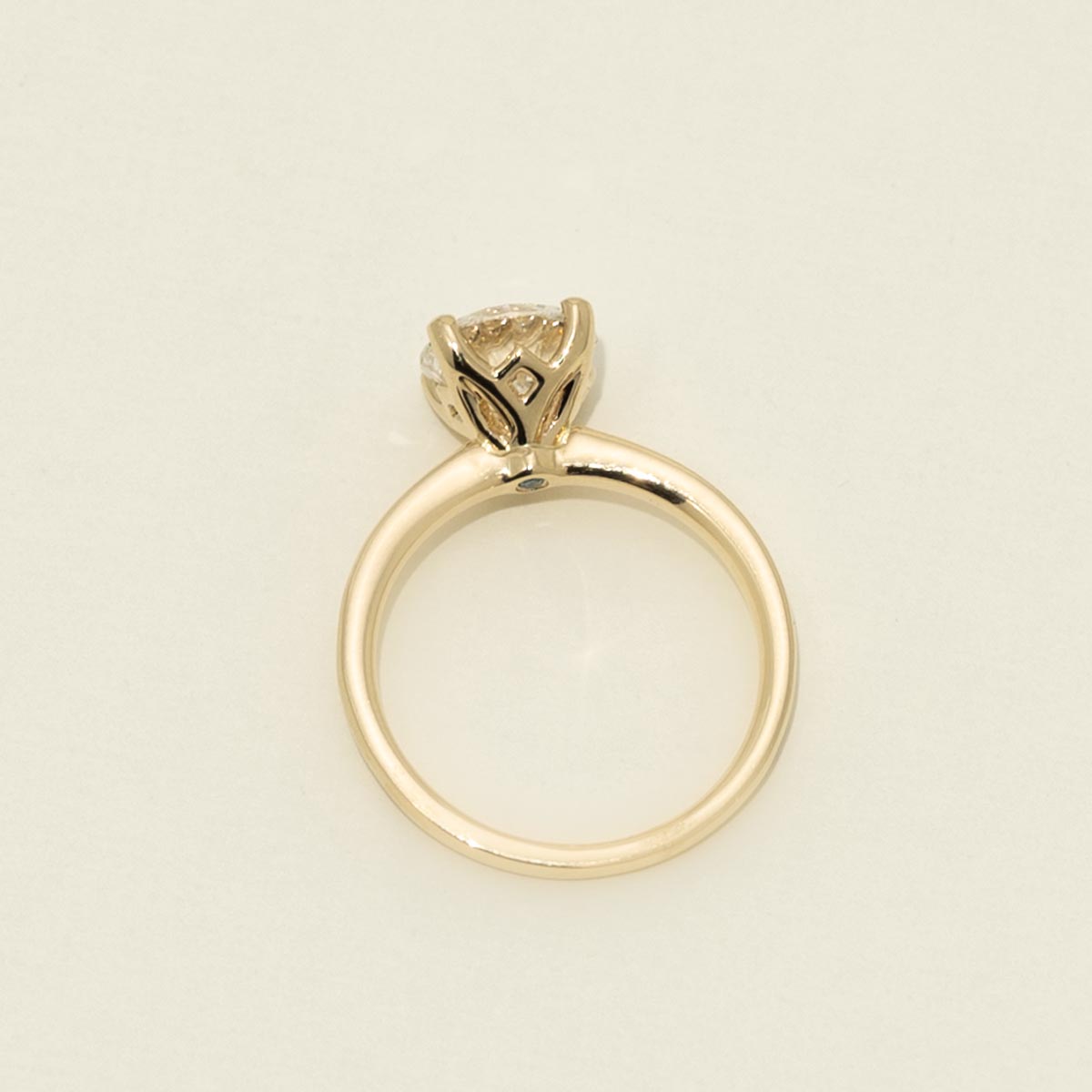 Lab Grown Diamond Solitaire Engagement Ring in 14kt White Gold (2ct)