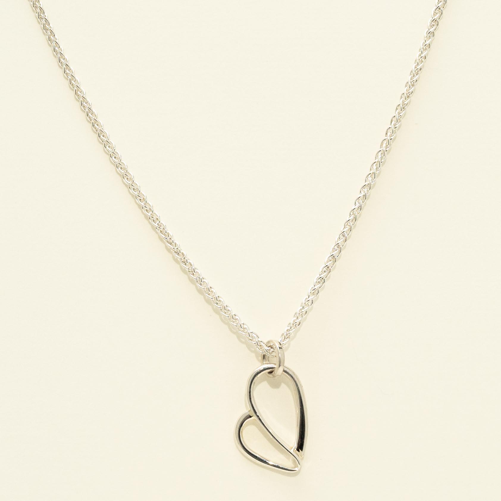 E.L. Designs Love You Necklace in Sterling Silver