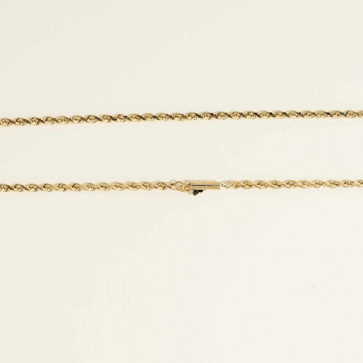 Estate Rope Chain in 14kt Yellow Gold (18 inches and 2mm wide)