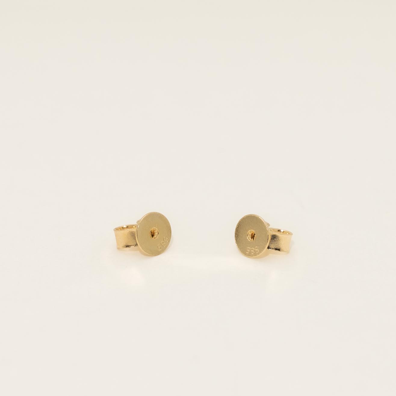 Parlé Pear Shape Australian Opal Bezel Stud Earrings in 14kt Yellow Gold