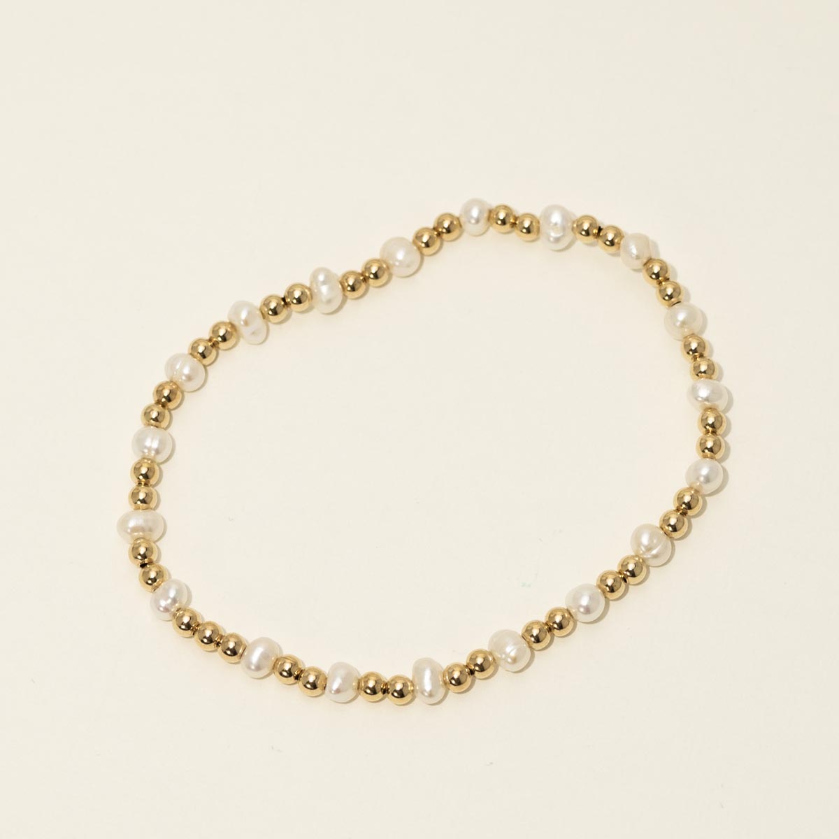 Dee Berkley "Cheers to Love" Cultured Freshwater Pearl and 14kt Gold Filled Bead Two Bracelet Bridal Gift Box Set (4mm pearls)