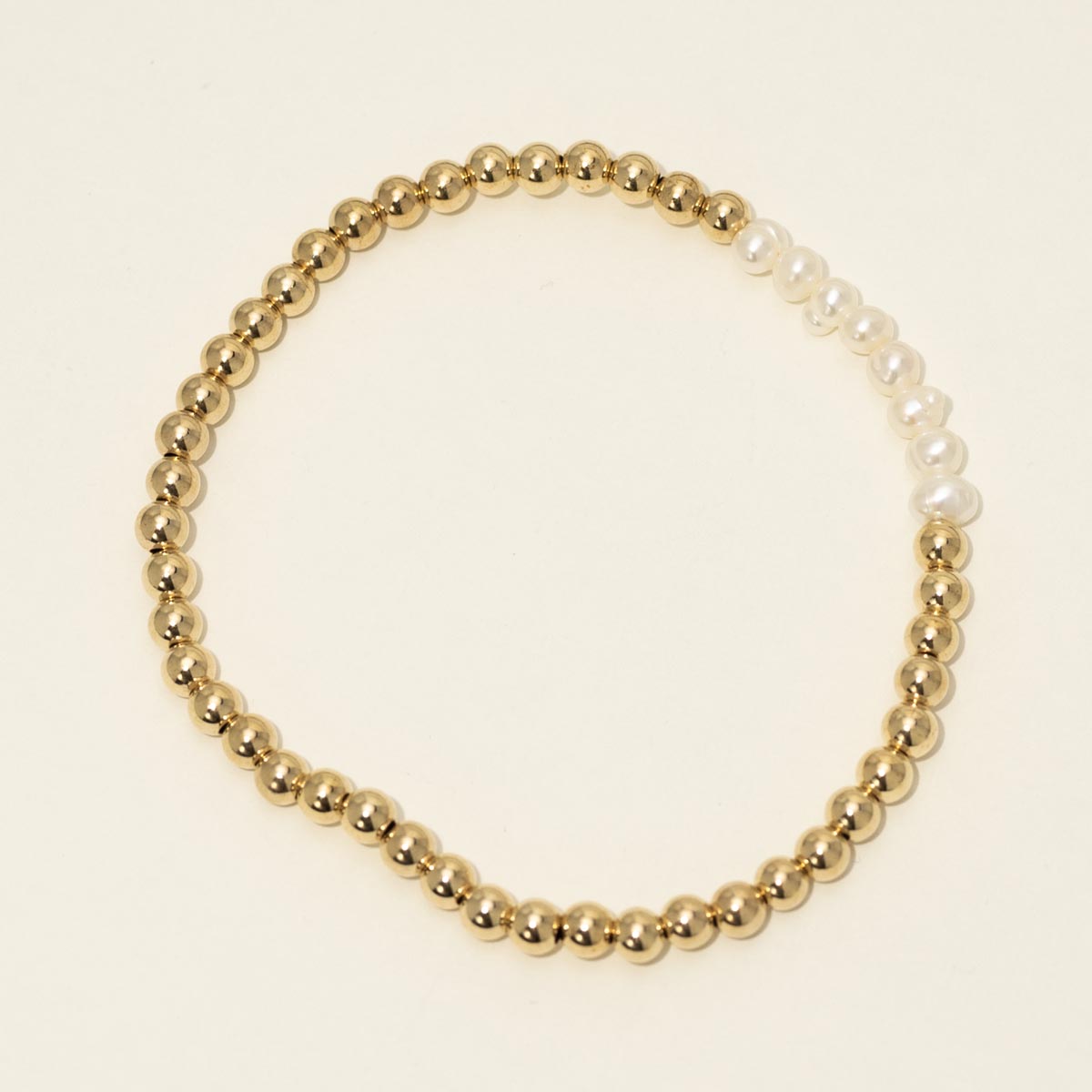 Dee Berkley "Something Blue" Cultured Freshwater Pearl and Aquamarine with 14kt Gold Filled Bead Two Bracelet Bridal Gift Box Set (4mm pearls)