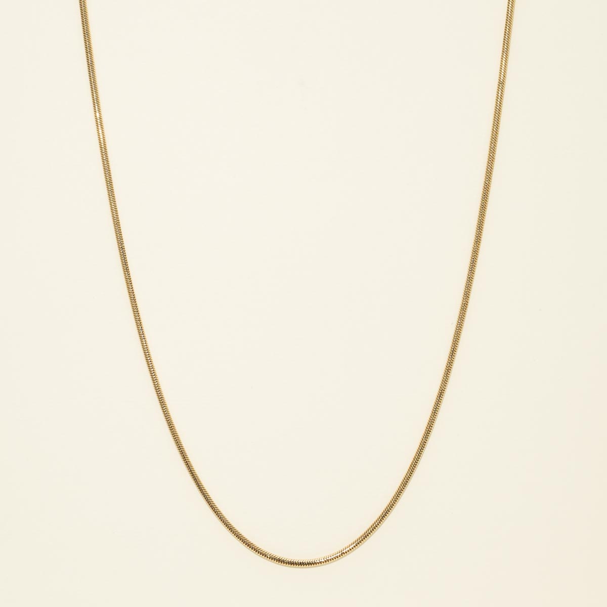Snake Chain in 14kt Yellow Gold (20 inches and 1.5mm wide)