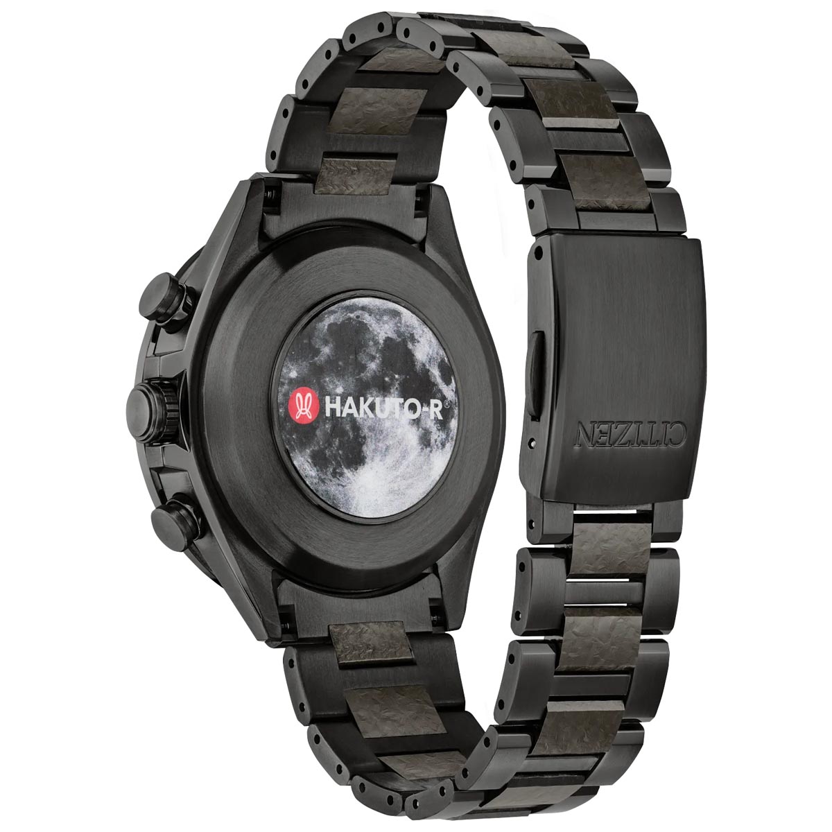 Citizen Attesa Mens Watch with Black Dial and Super Titanium™ Bracelet (eco-drive movement)