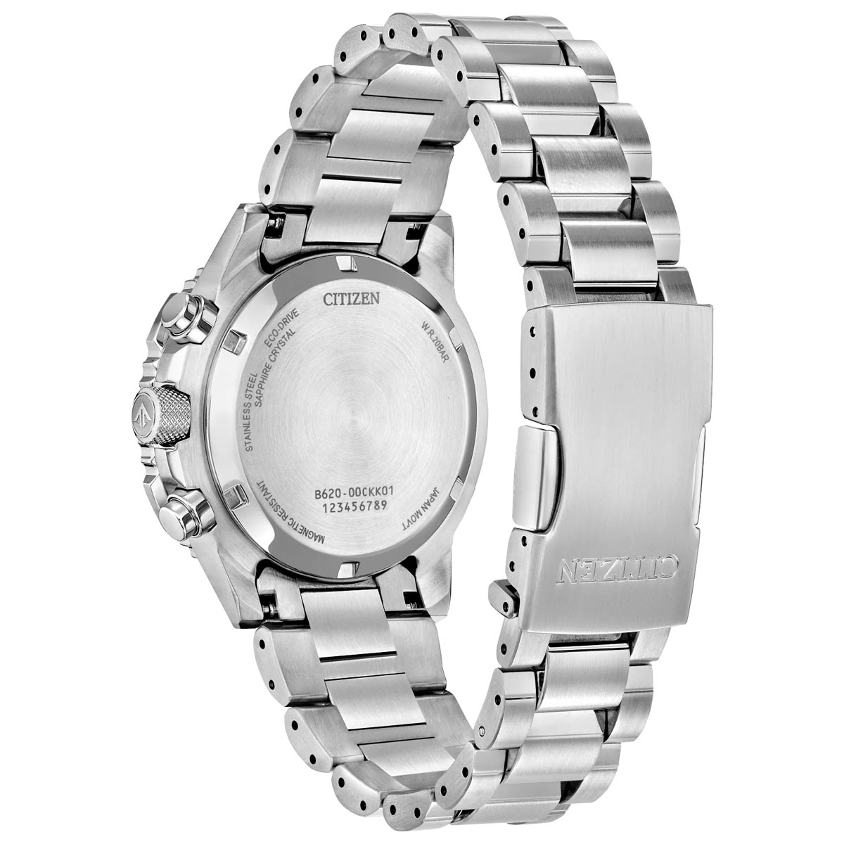 Citizen Promaster Navihawk
Mens Watch with White Dial and Stainless Steel Bracelet (eco-drive movement)