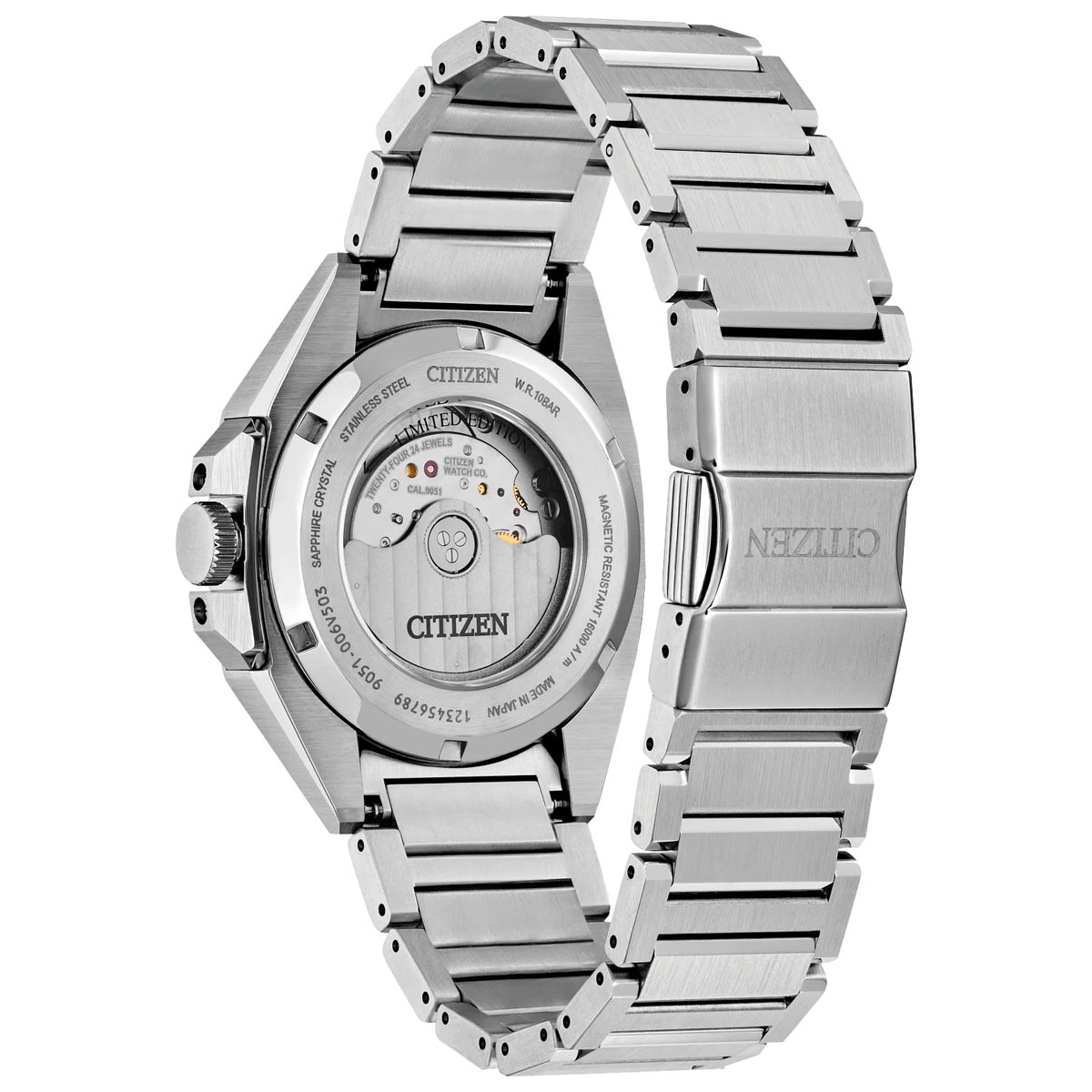 Citizen Series 8 Mens Watch with Blue Dial and Stainless Steel Bracelet (automatic)