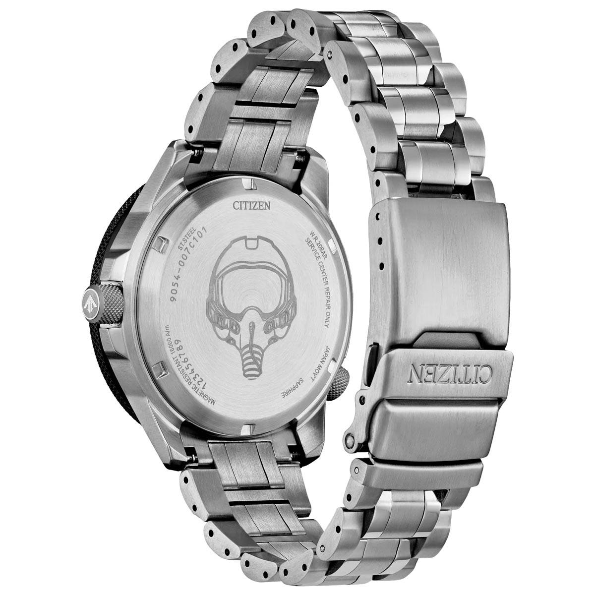 Citizen Promaster Air GMT Mens Watch with Black Dial and Stainless Steel Bracelet (automatic movement)