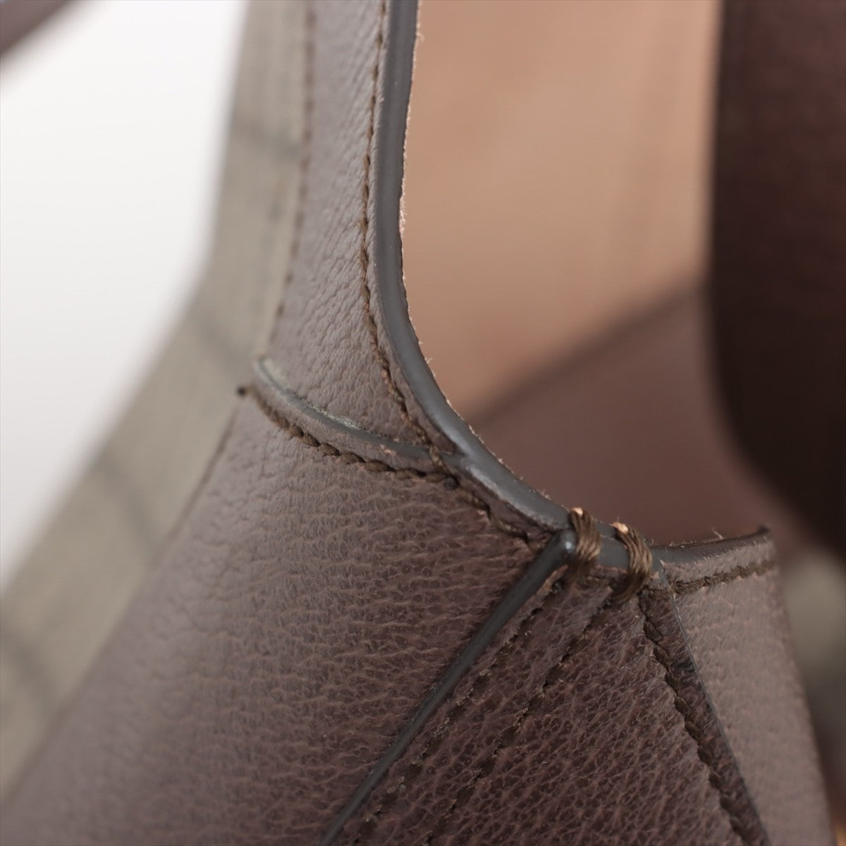 Pre Owned Gucci Brown Canvas GG Soft Ophidia Tote Bag with Pouch