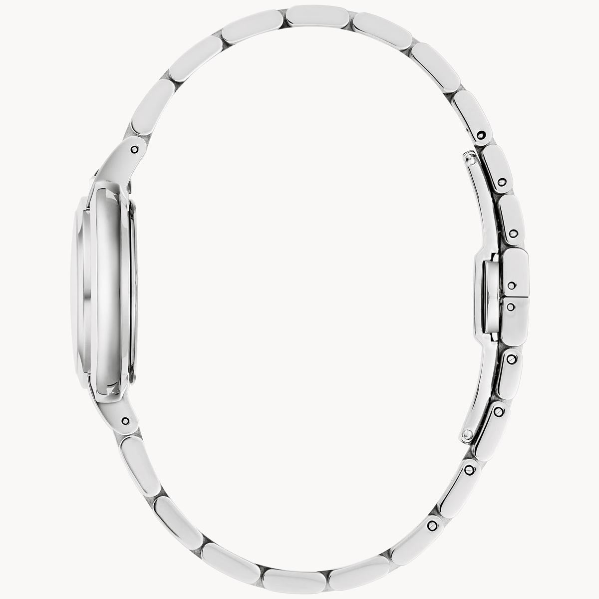 Bulova Rubaiyat Womens Watch with Pink Mother of Pearl Dial and Stainless Steel Bracelet (quartz movement)