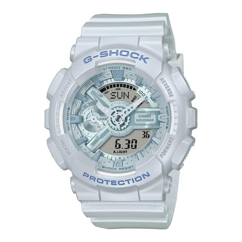 G-Shock Analog-Digital Womens Watch with Pearlescent Blue Resin strap (quartz movement)