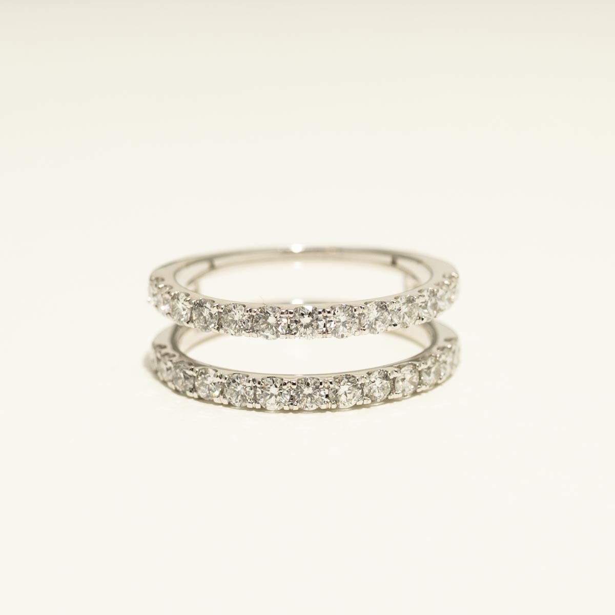 Diamond Wedding Band Insert in 14kt White Gold (1ct tw)