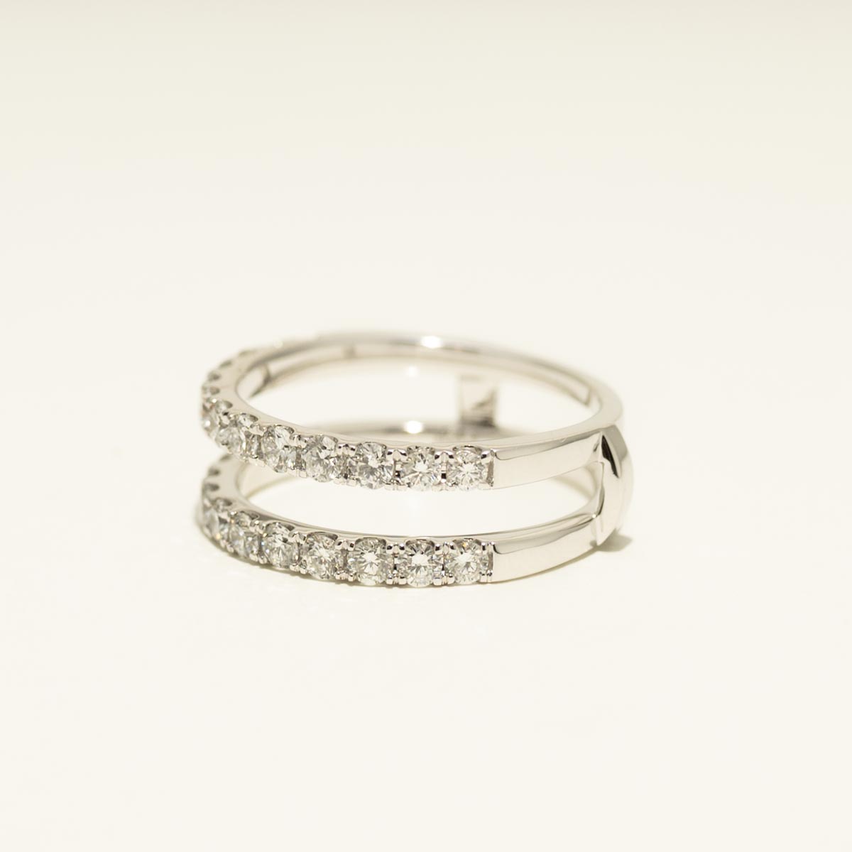 Diamond Wedding Band Insert in 14kt White Gold (1ct tw)