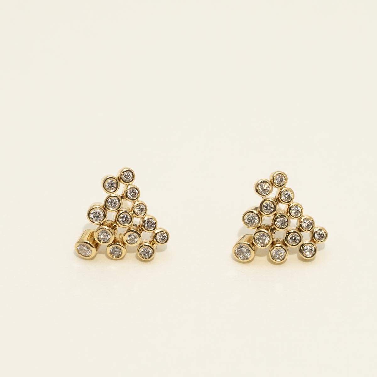 Diamond Bezel Drop Earrings in 14kt Yellow Gold (3/8ct tw)