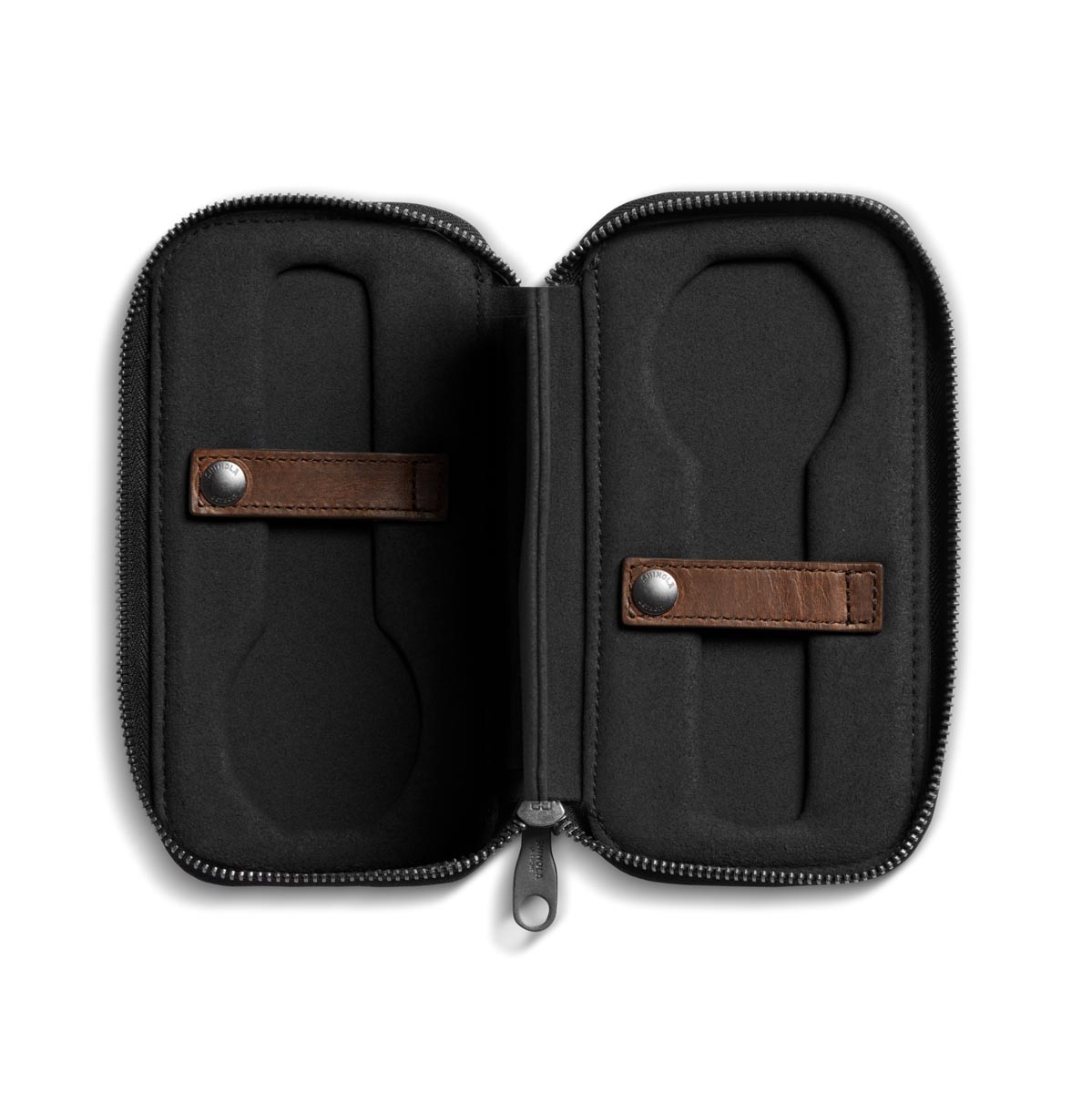 Shinola Brown Leather Travel Watch Case