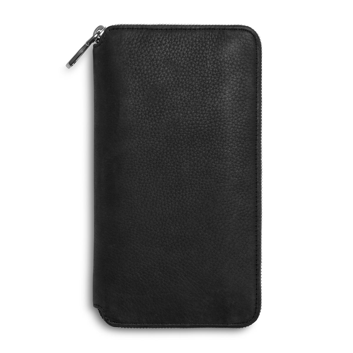 Shinola Black Leather Organizer Wallet