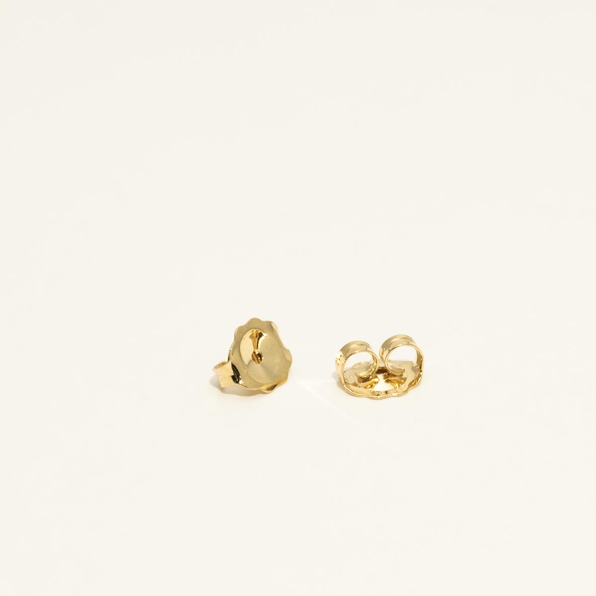 Hoop Earrings in 14kt Yellow Gold with Diamonds (.04ct tw)