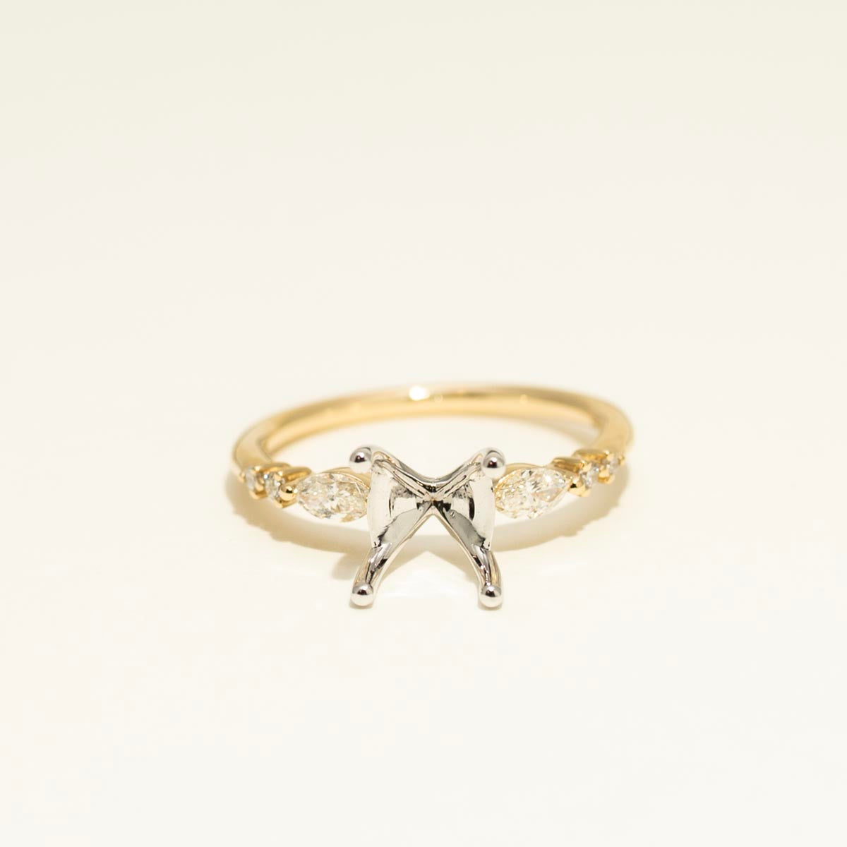 Diamond Engagement Ring Setting in 14kt Yellow Gold (1/4ct tw)