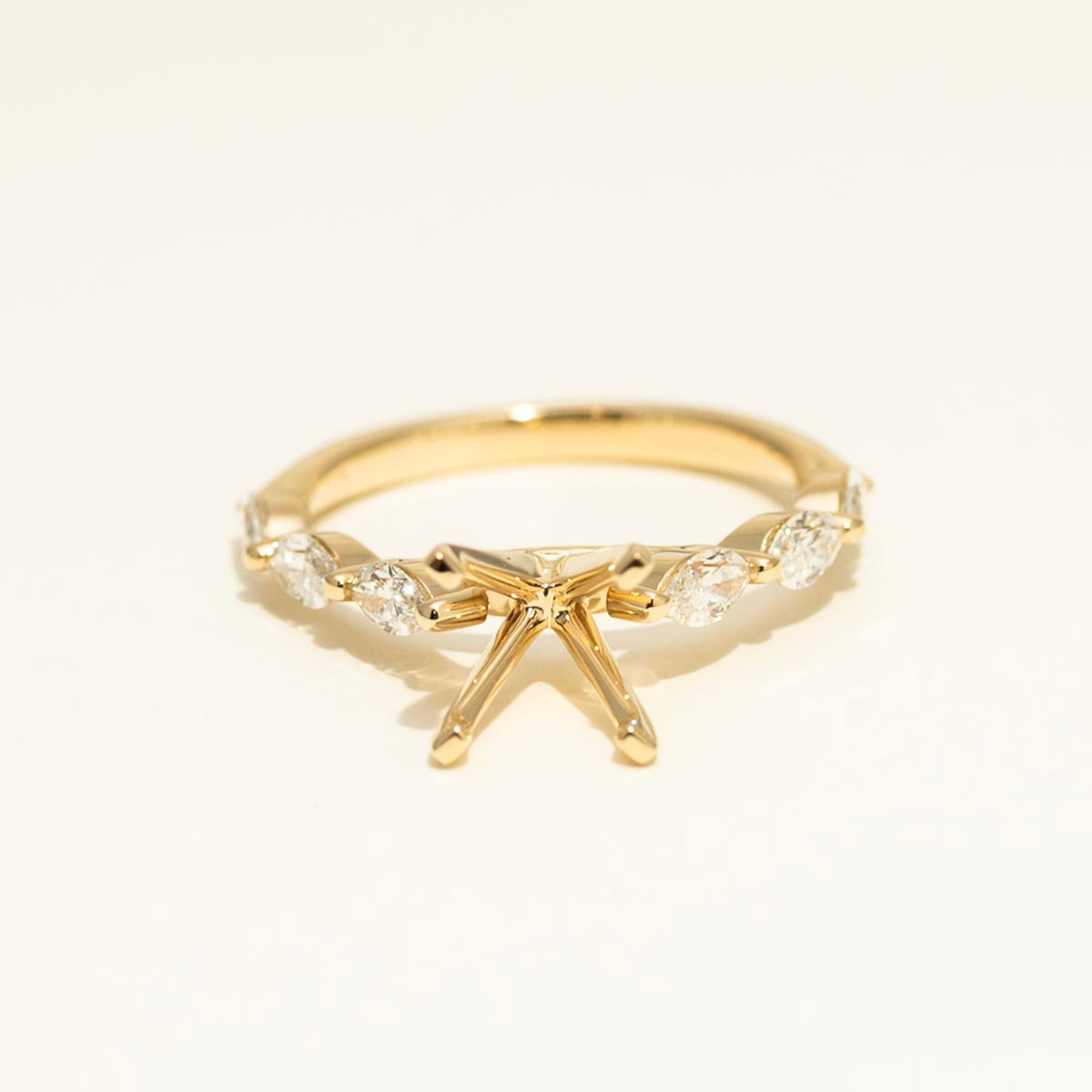 Diamond Engagement Ring Setting in 14kt Yellow Gold (5/8ct tw)