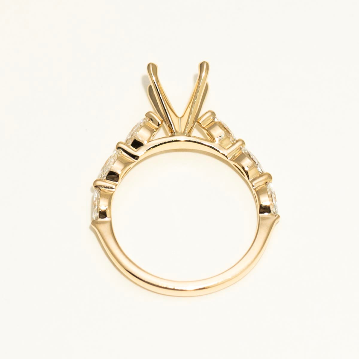 Diamond Engagement Ring Setting in 14kt Yellow Gold (5/8ct tw)