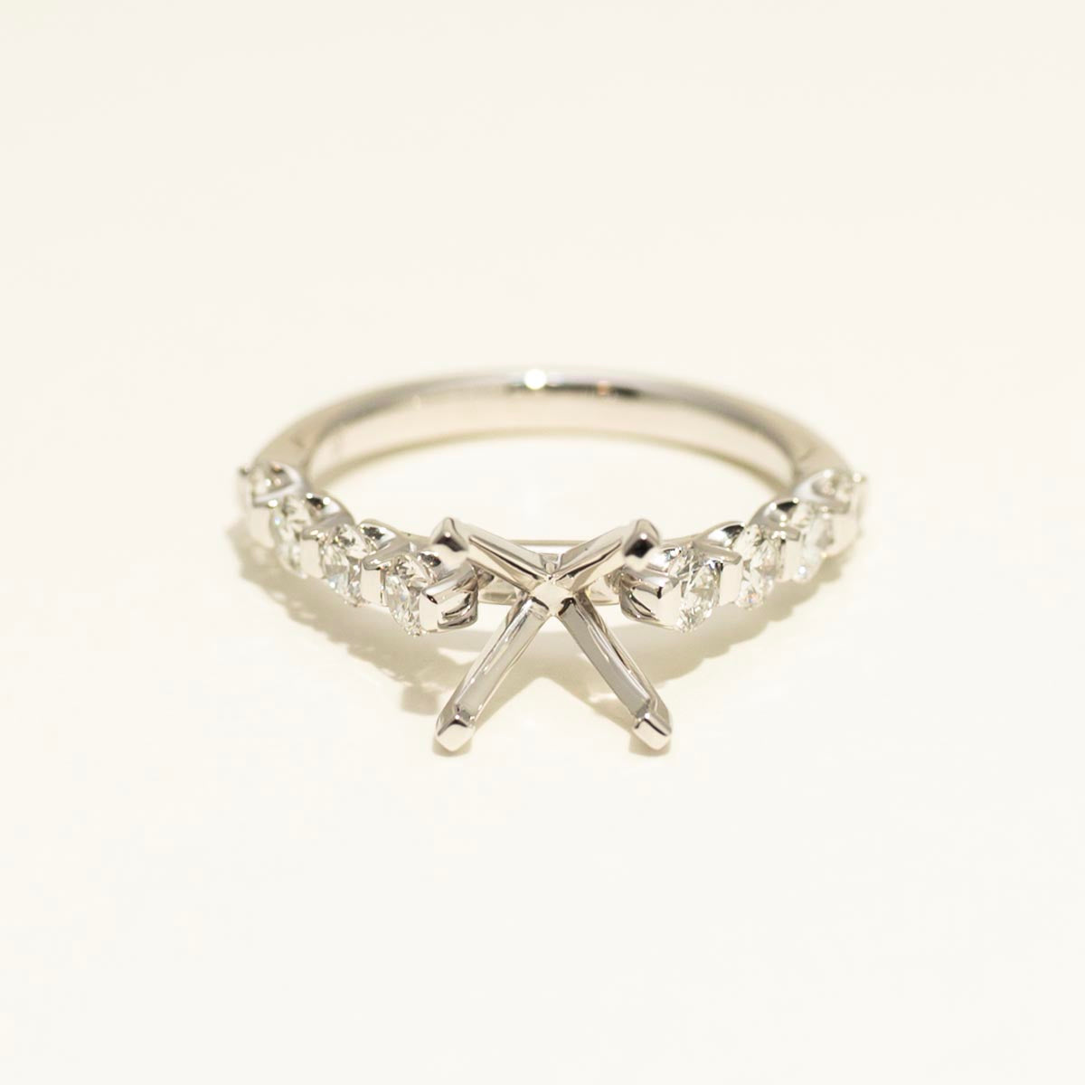 Diamond Engagement Ring Setting in Platinum (5/8ct tw)